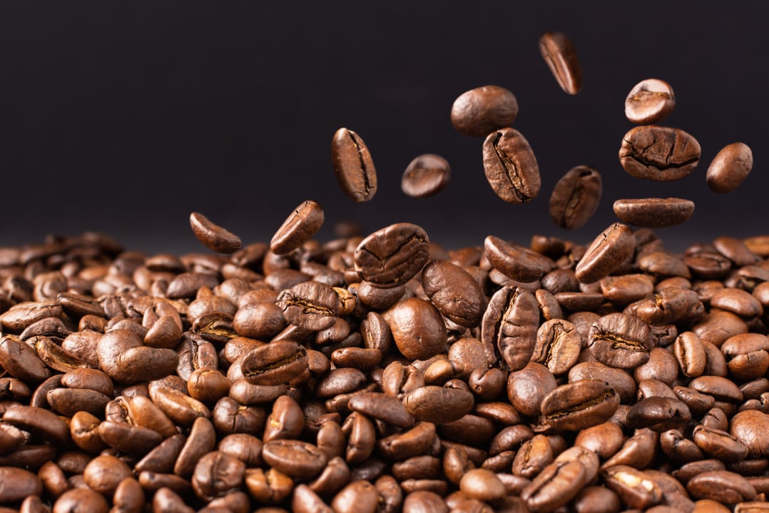 Roasted Coffee Beans Background